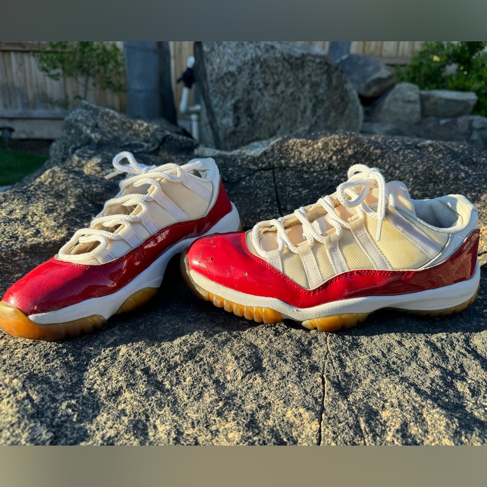 Air Jordan 11 Low Cherry and White